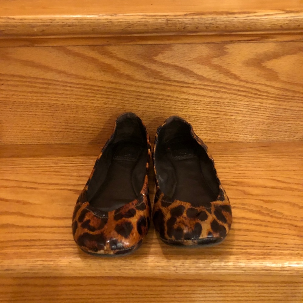 Tory Burch leopard flats